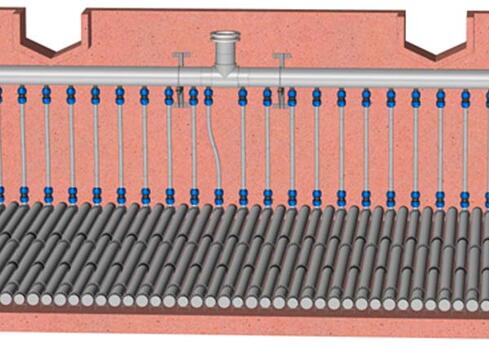 Drainage and distribution systems for high-rate filters