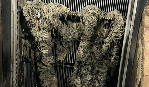 Решетки Экополимер на КНС в Самаре выдержали засор весом 500 кг